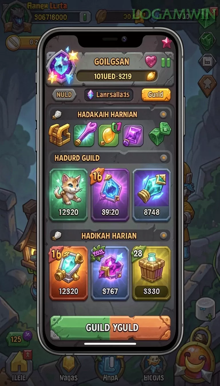 Cuplikan layar HAKIM4D — menu navigasi